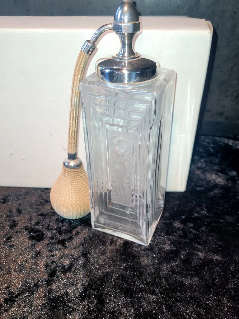 Lalique France "duncan" Model - Clear Crystal Spray - Art Deco-photo-2