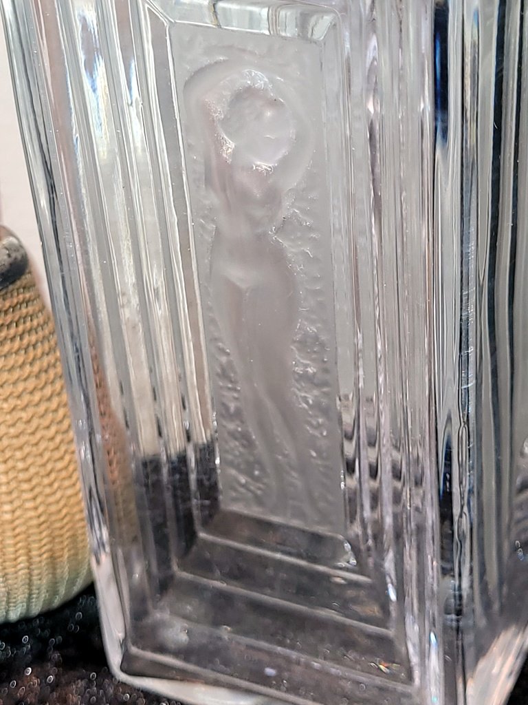 Lalique France "duncan" Model - Clear Crystal Spray - Art Deco-photo-3