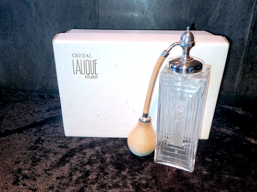 Lalique France "duncan" Model - Clear Crystal Spray - Art Deco