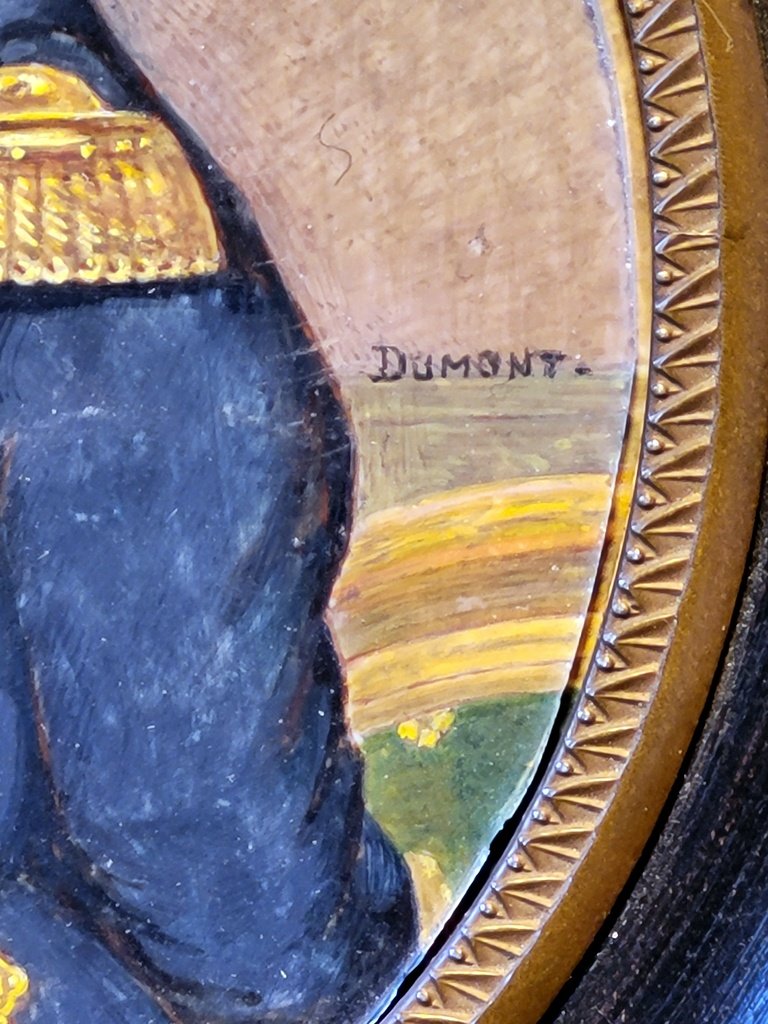 Napoleon Bonaparte - Painting Signed Dumont François (1751-1831) -photo-1