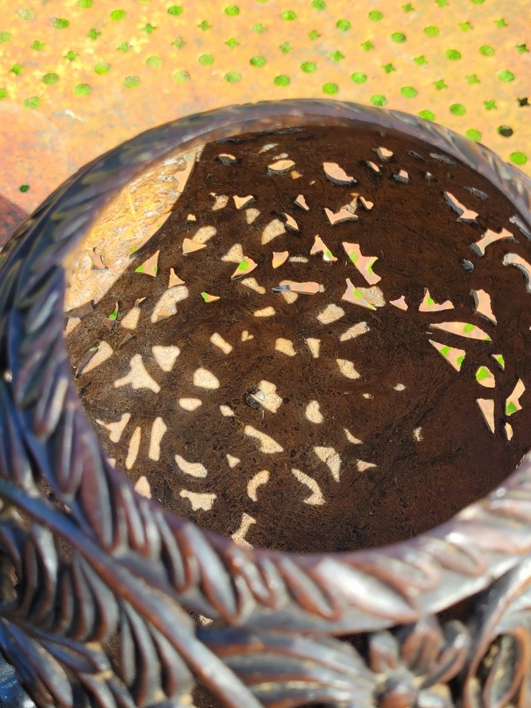 Grand Pot Pourri Sculpté - Travail Indien du XIXe Siècle-photo-2