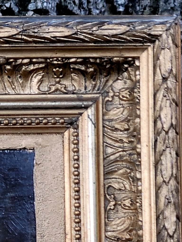 Portrait d&#039;un Gentilhomme en tenue Renaissance avec un Pourpoint noir et une Collerette-XVIIIe-photo-2