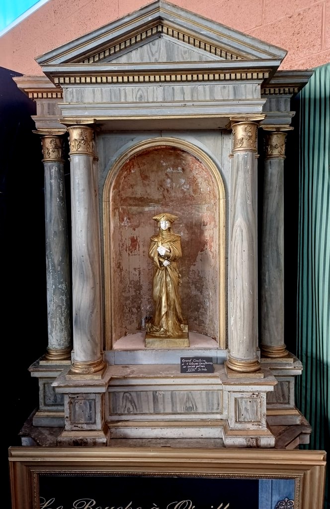 Grand Oratoire avec 4 Colonnes &agrave; Chapiteaux Corinthiens sur Console patin&eacute;e - XVIIIe Si&egrave;cle-photo-8