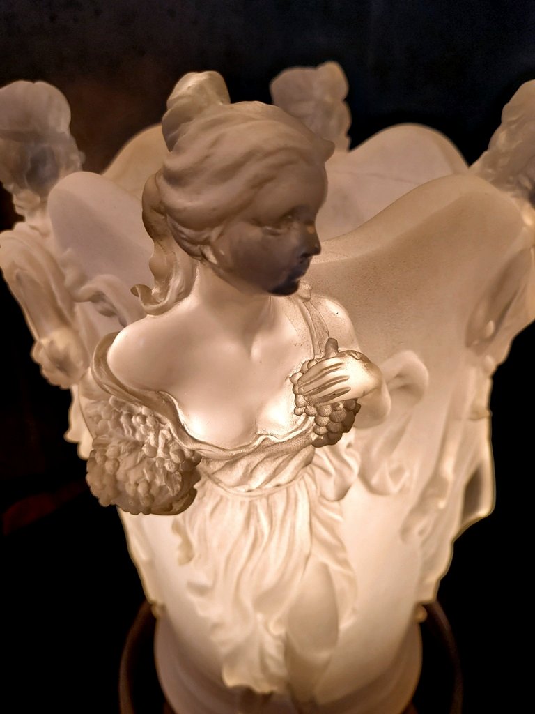 Lampe " Les Quatre Saisons " Années 70-photo-4