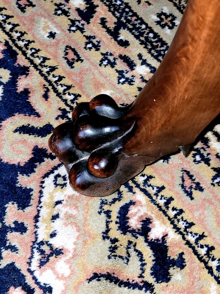 Grande Sellette en Noyer et Bronze doré -  Gabrielle Viardot ( 1830 -1904)-photo-4