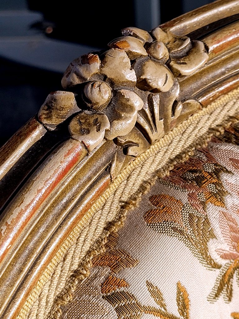 Pair Of Louis XV Cabriolet Chairs - 19th Century-photo-2