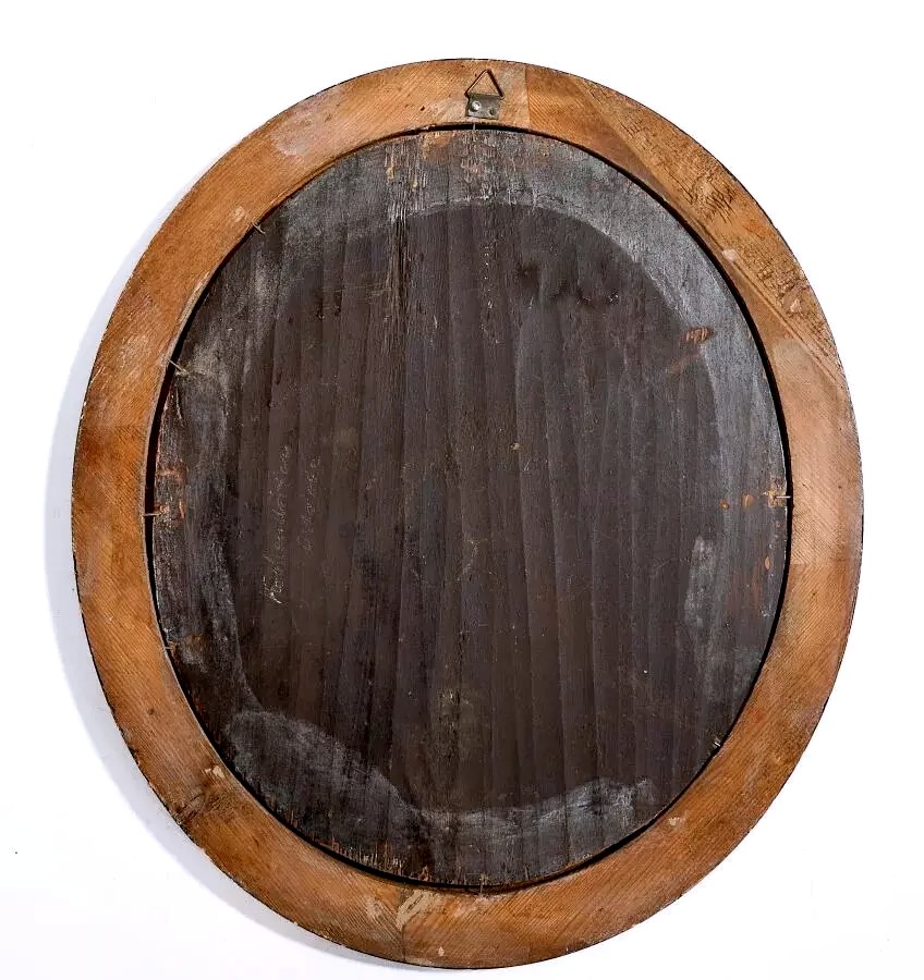 "jesus Falling Under The Weight Of The Cross" Oil On Mahogany - 18th-19th Century School-photo-3