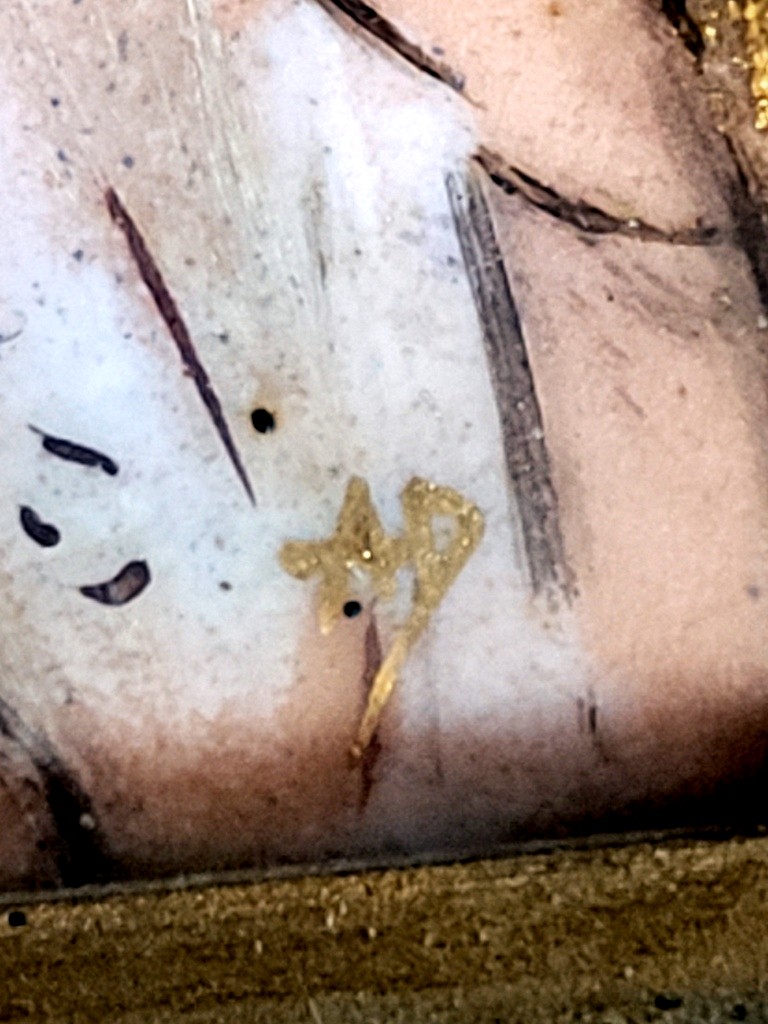 "virgin And Child" Enamel On Copper Signed Ad - Early 20th Century-photo-5