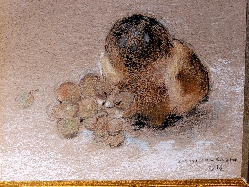 Still Life By Cazin (1869-1917) Dated 1914 -photo-2