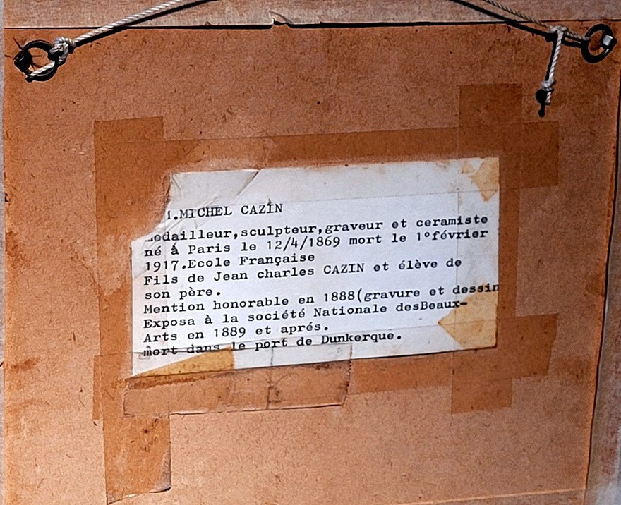 Still Life By Cazin (1869-1917) Dated 1914 -photo-1