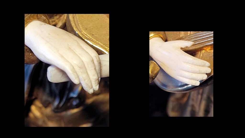 Agathon Léonard "the Musicians" Chryselephantine Sculpture With A Gilt Patina, Signed. 19th Century-photo-1