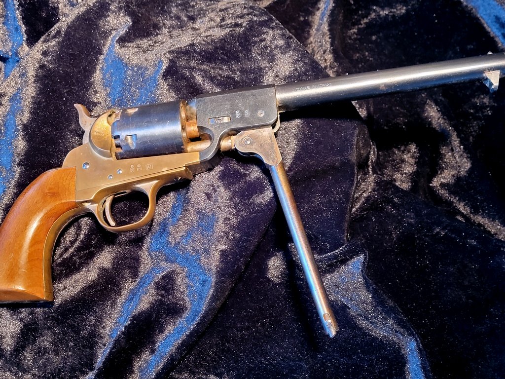 Revolver Poudre noire Mod&egrave;le Colt Navy 1851 - Marque Pietta Coltman - Calibre 36-photo-3