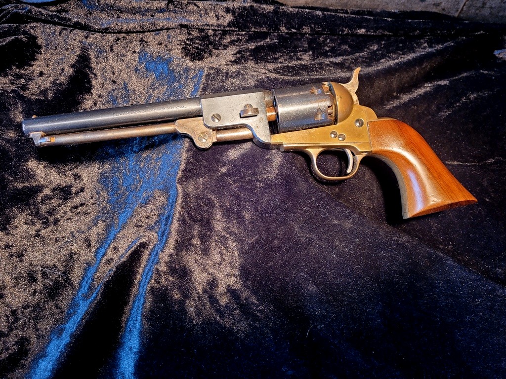 Revolver Poudre noire Mod&egrave;le Colt Navy 1851 - Marque Pietta Coltman - Calibre 36