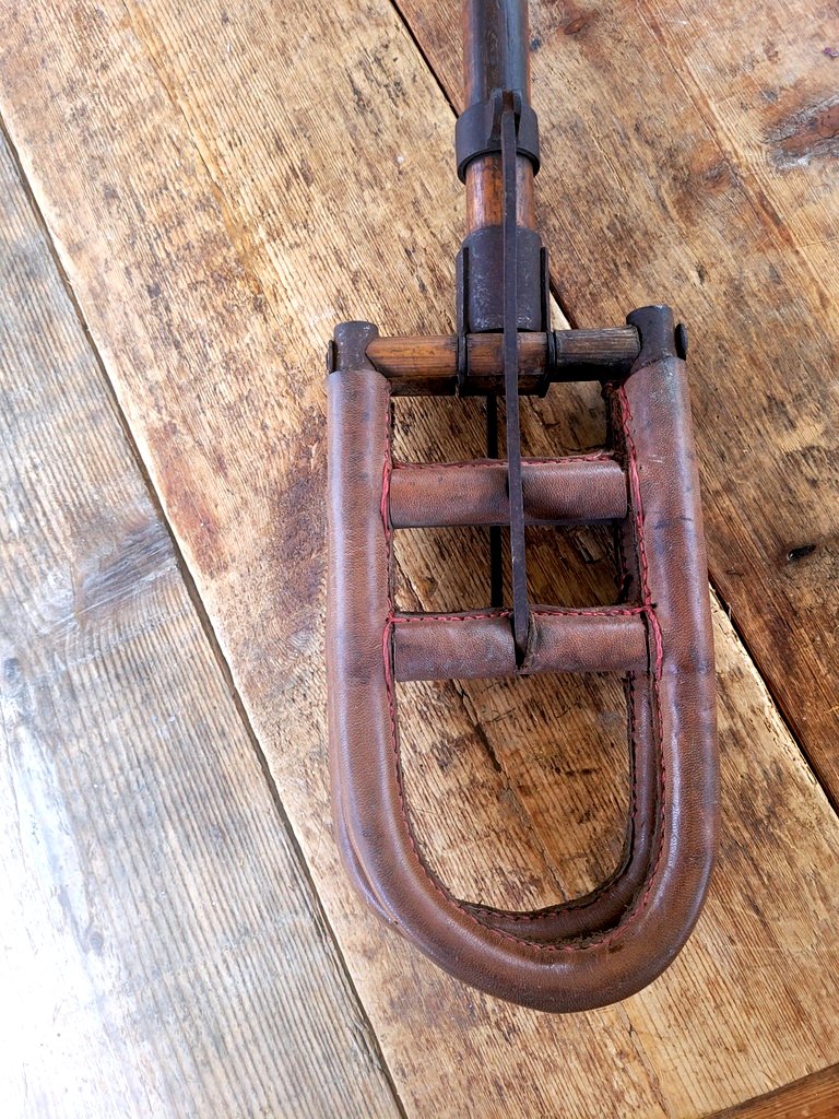 Folding Walking Stick/seat - 19th Century-photo-3