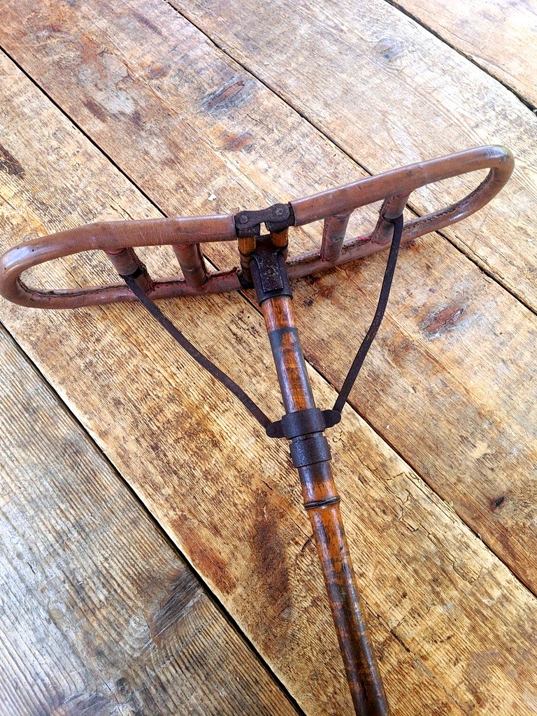 Folding Walking Stick/seat - 19th Century-photo-3