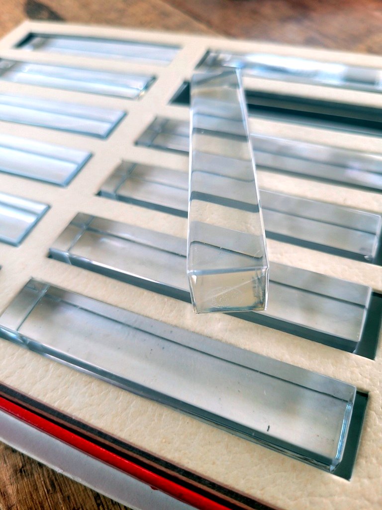 Coffret de 12 Portes Couteaux en Cristal de Baccarat - XXe Siècle-photo-2