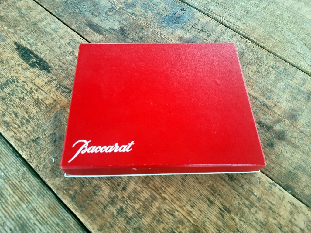 Coffret de 12 Portes Couteaux en Cristal de Baccarat - XXe Siècle-photo-3