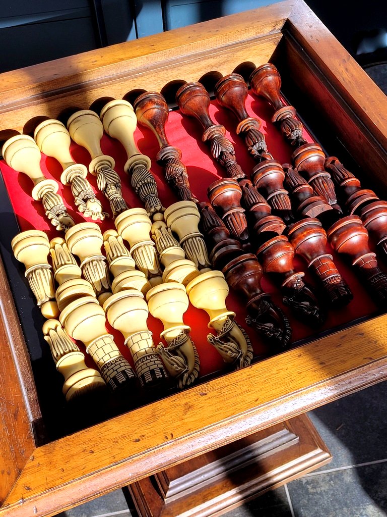 "chessboard" Side Table, 20th Century-photo-3