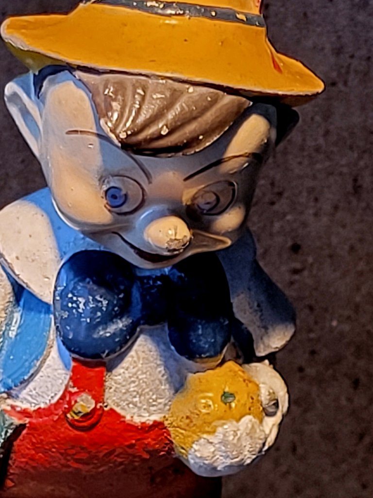 " Pinocchio " Jouet Automate Mécanique Vintage  - Années 50-photo-2