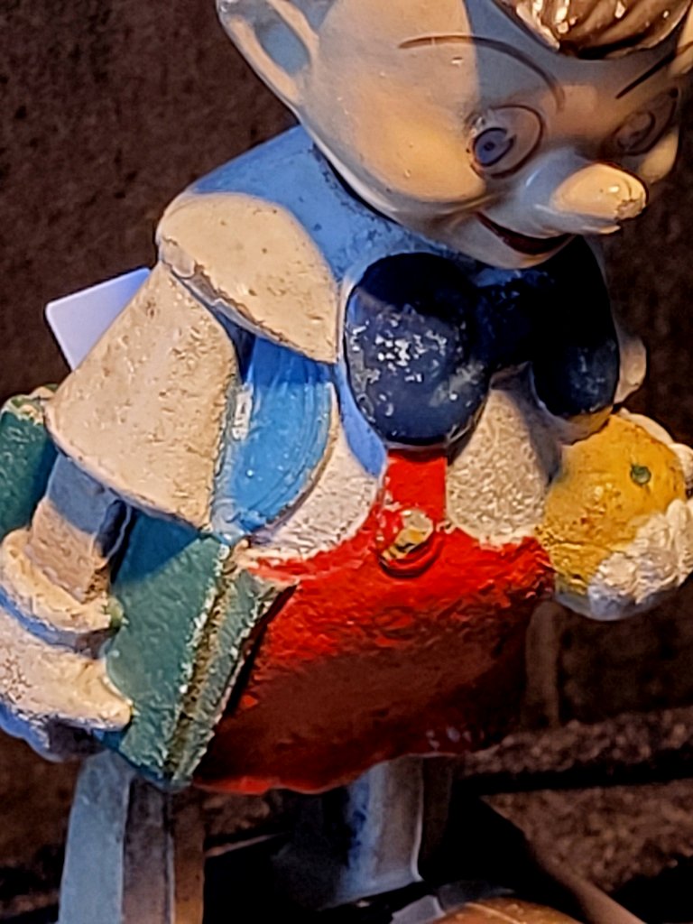 " Pinocchio " Jouet Automate Mécanique Vintage  - Années 50-photo-3