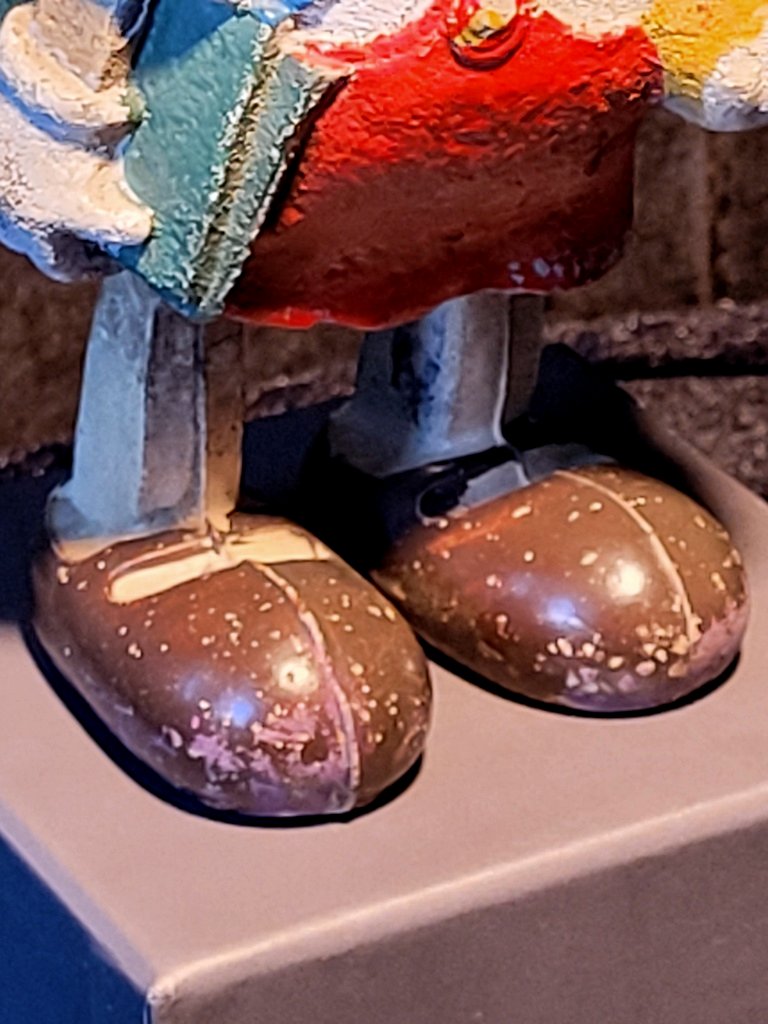 " Pinocchio " Jouet Automate Mécanique Vintage  - Années 50-photo-4