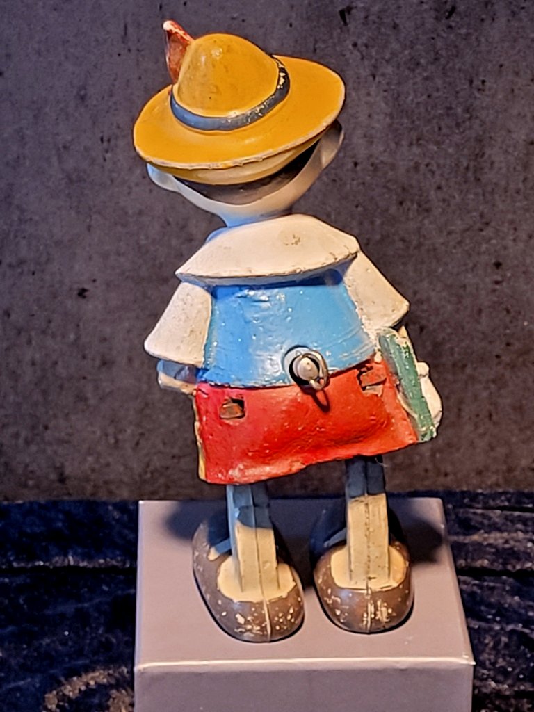 " Pinocchio " Jouet Automate Mécanique Vintage  - Années 50-photo-1