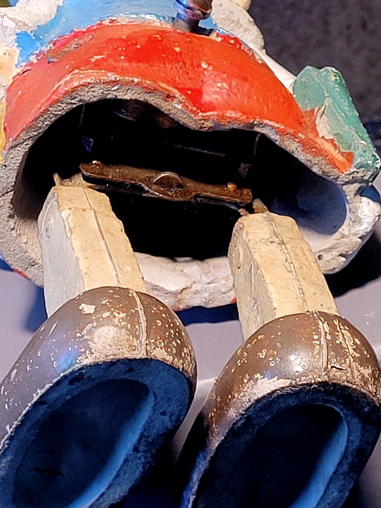 " Pinocchio " Jouet Automate Mécanique Vintage  - Années 50-photo-4