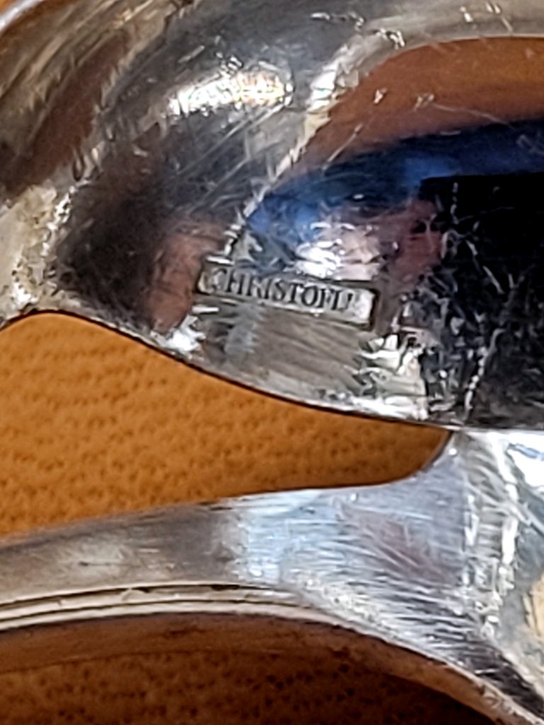 Ensemble de 4 Petites Cuill&egrave;res provenant du George V  Paris  - Maison Christofle - Art D&eacute;co -photo-1