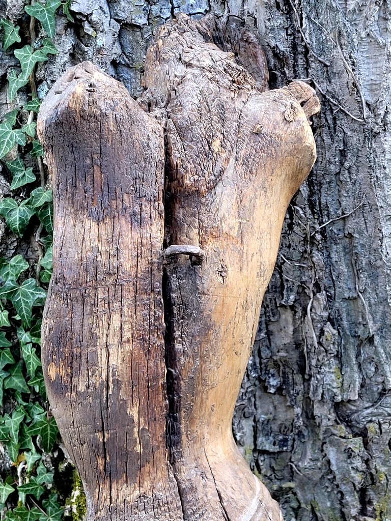 Large Carved Christ - 17th Century Northern School-photo-5