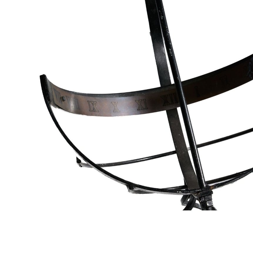 Sphère Armillaire - Cadran Solaire en Fer Forgé  -  Début XXe Siècle -photo-2