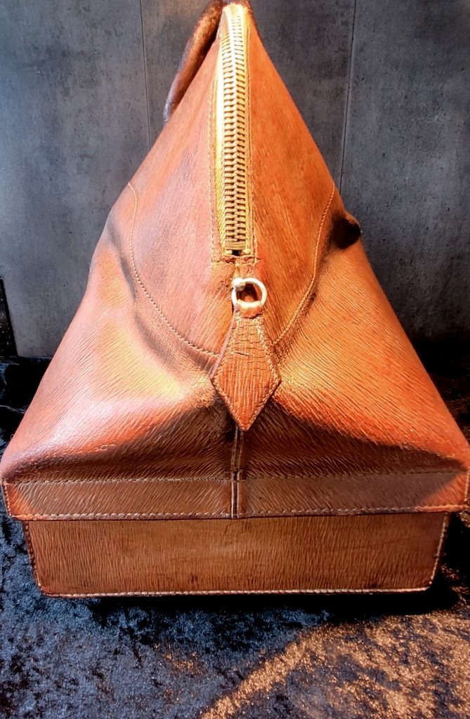 Hermès - Suitcase, Saddler-stitched Leather Bag, 1920 -photo-3