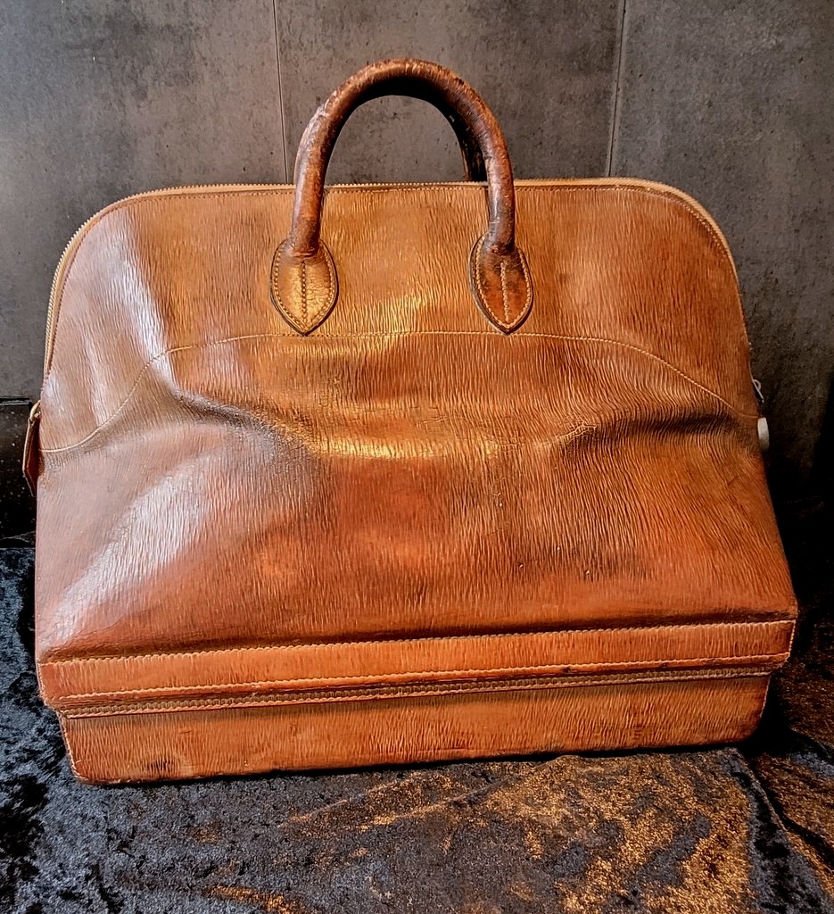 Hermès - Suitcase, Saddler-stitched Leather Bag, 1920 -photo-4