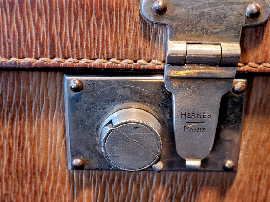 Hermès - Suitcase, Saddler-stitched Leather Bag, 1920 -photo-5