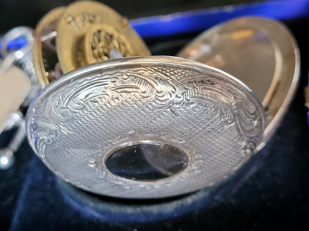 Antique Pocket Watch With A Solid Silver Rooster Châtelaine, Early 19th Century-photo-2