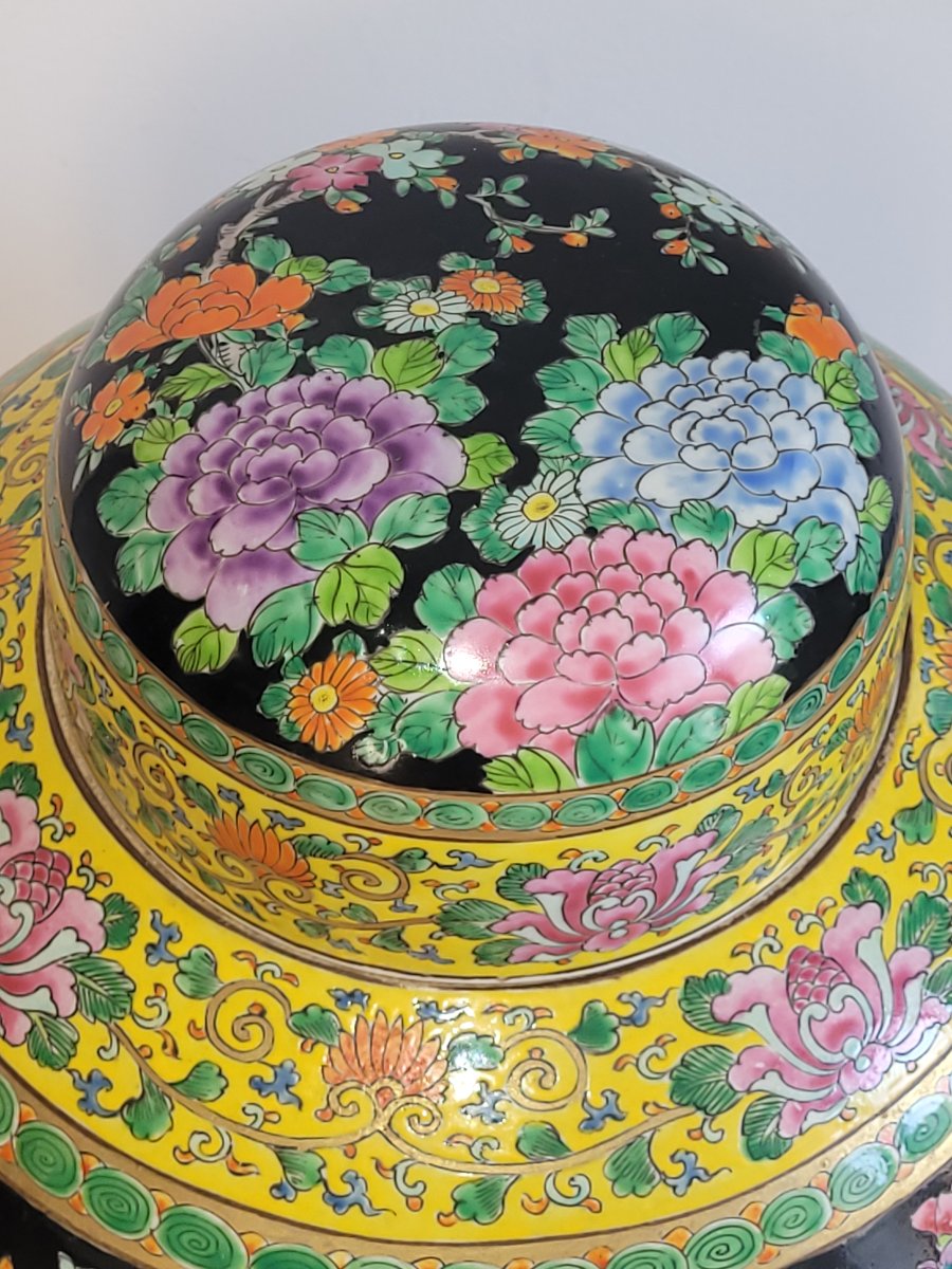 Important Pot à Gingembre en Porcelaine de Chine- XIXe Siècle -photo-4