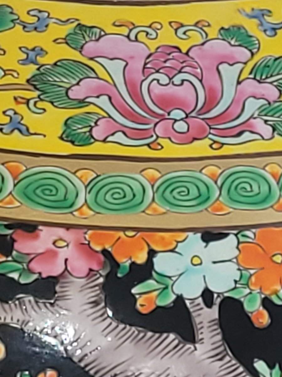 Important Pot à Gingembre en Porcelaine de Chine- XIXe Siècle -photo-1