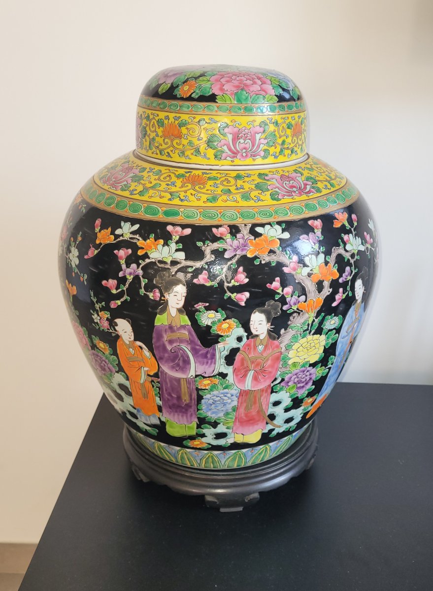 Important Pot à Gingembre en Porcelaine de Chine- XIXe Siècle 