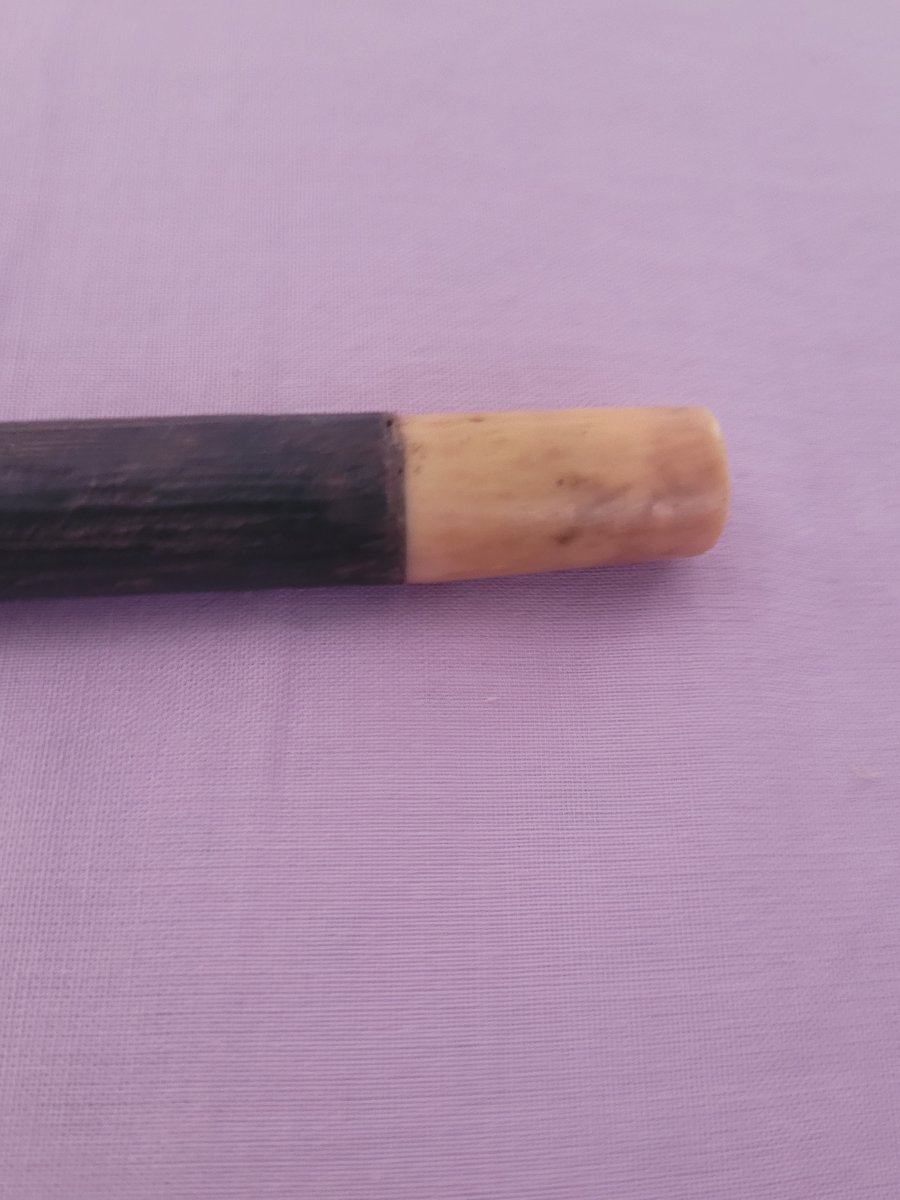 Art Deco Walking Stick Made Of Rosewood.-photo-3