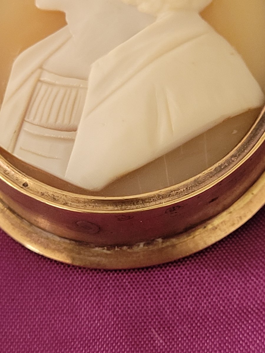 Broche " Camée " XIXe Siècle -photo-3