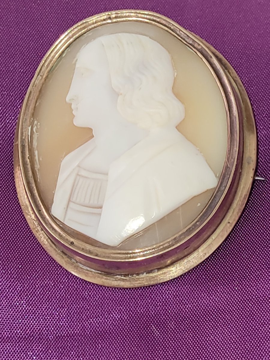 Broche " Camée " XIXe Siècle -photo-4