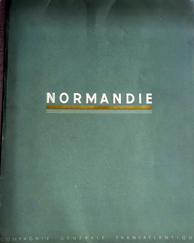 Book "normandie" – Compagnie Générale Transatlantique - 1935