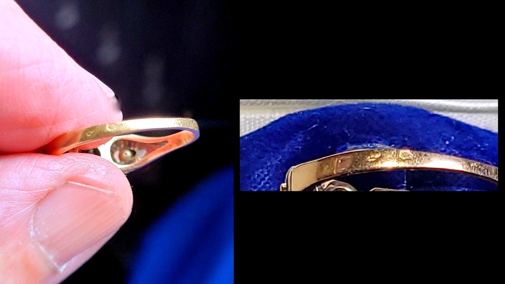  Yellow And White Gold Engagement Ring From Pierre Maeght In Lille/paris-photo-1
