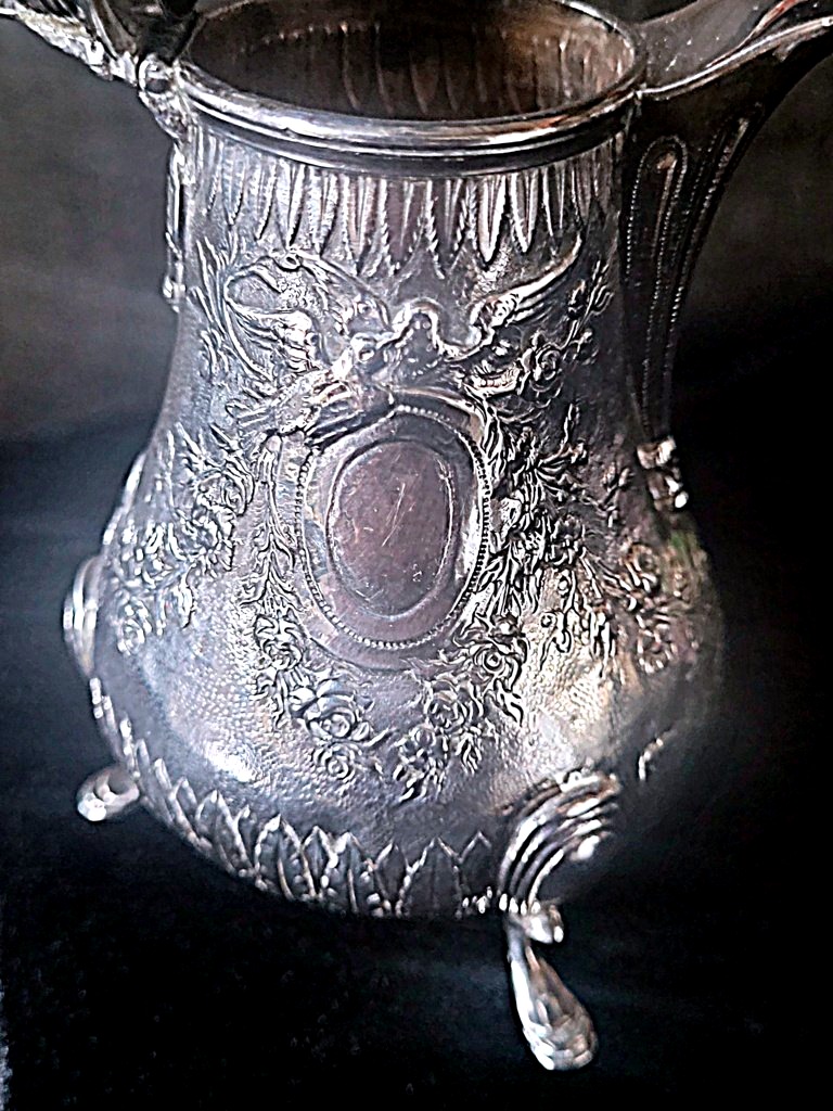 Small, Selfish Jug In Solid Silver By Jacques Duguay—farmer's Hallmarks—18th Century -photo-5