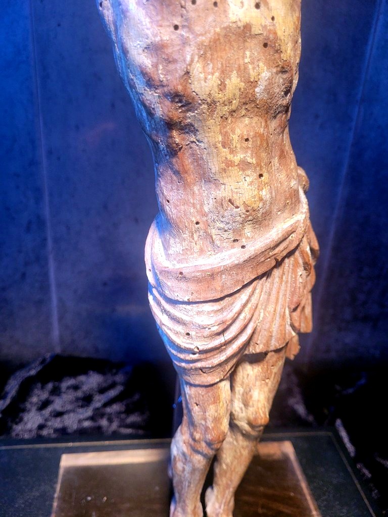 Carved Wooden Figure Of The Body Of Christ From The 16th–18th Centuries-photo-2