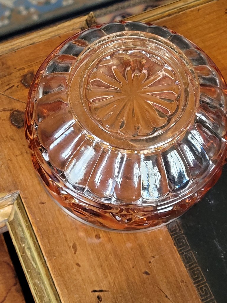 Baccarat Crystal Bowl, “rose Tiente” Collection, Solid Silver Rim—late 19th Century -photo-4