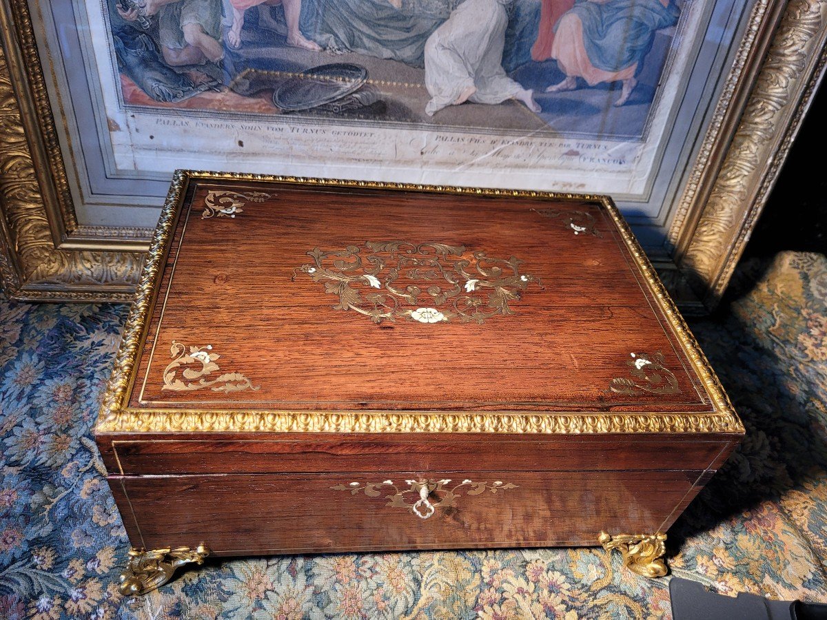 Important Boulle-napoleon III Marquetry Box - Late Nineteenth Century-photo-2