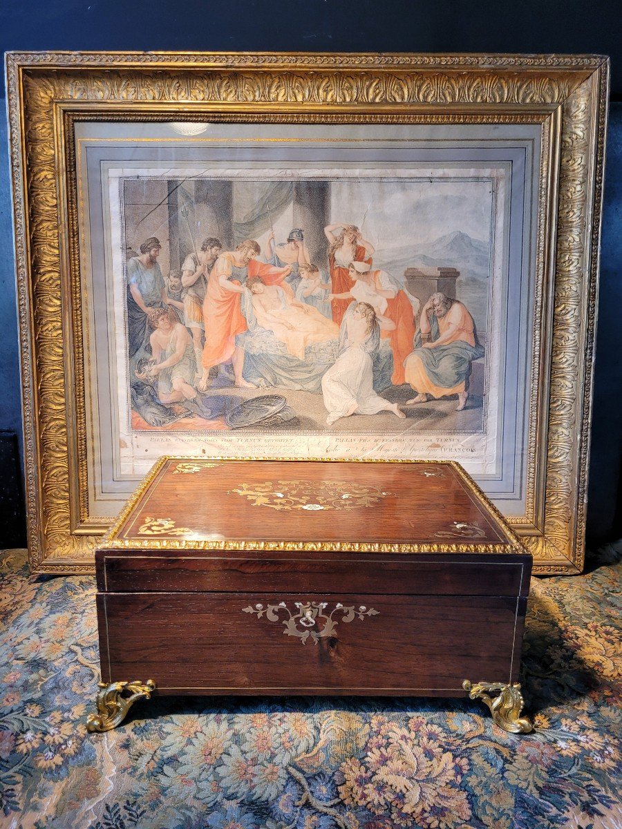 Important Boulle-napoleon III Marquetry Box - Late Nineteenth Century