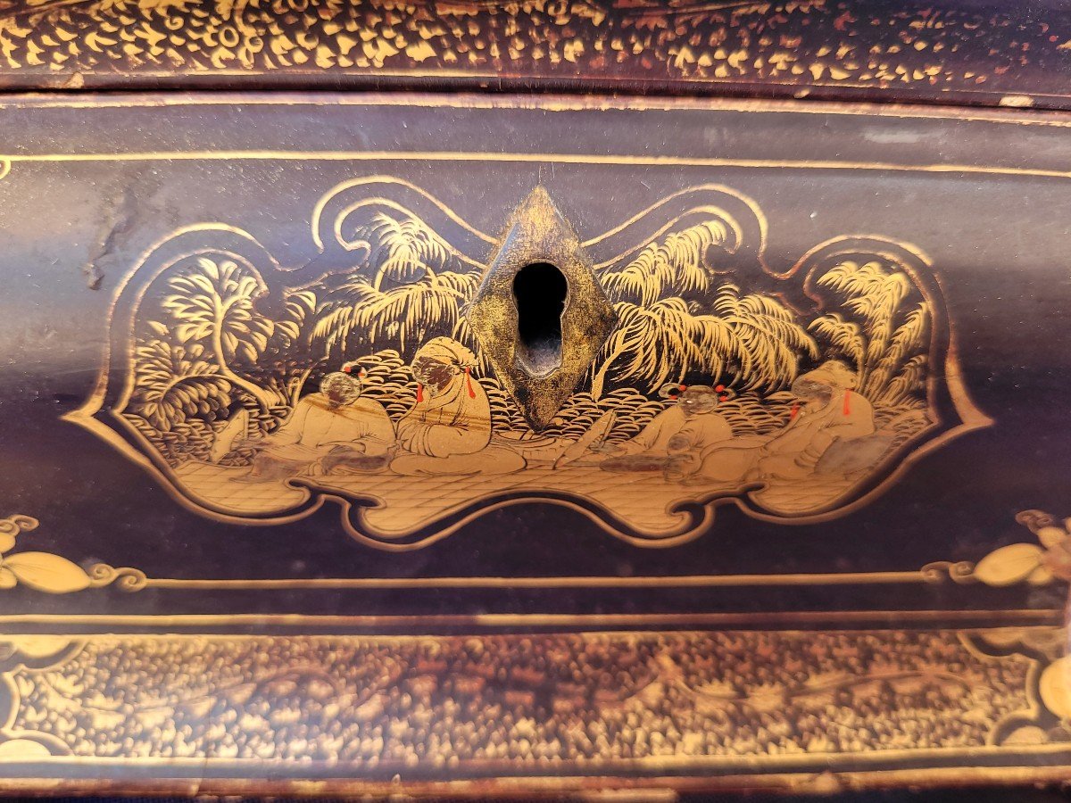Tea Box - Qing Period - 19th Century-photo-1