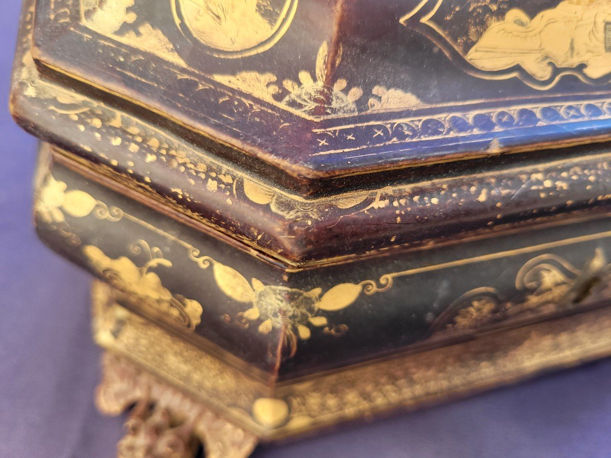 Tea Box - Qing Period - 19th Century-photo-8