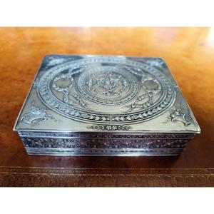 Coffret Louis XVI en Argent Massif  Minerve 